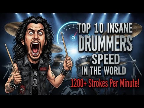 10 FASTEST DRUMMERS IN THE WORLD