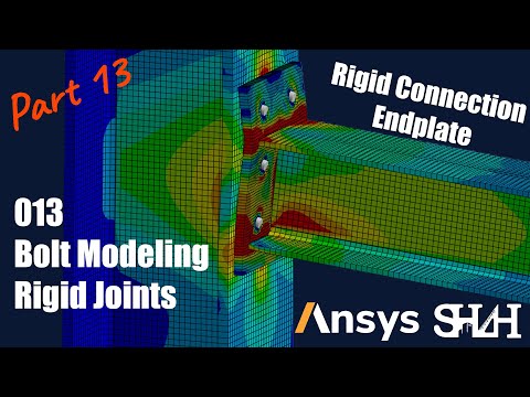 Rigid Connection, Ansys Workbench, Bolts as rigid joint