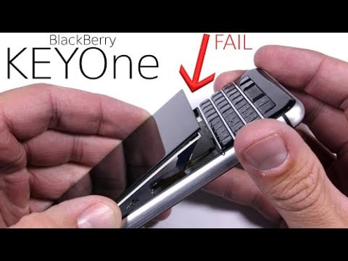 BlackBerry KEYone Durability Test - SCREEN FAIL!