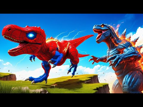 Jurassic World Rebirth: ALL Assassin T-rex Evolution vs ALL dinosaurus PK Godzilla NEW 2025
