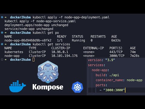 How to deploy Docker compose to Kubernetes