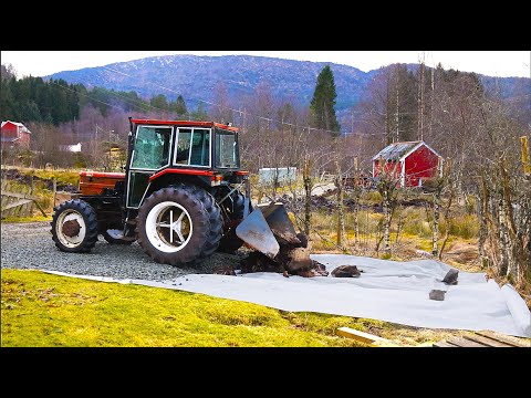 Making Driveway & Welding Tractor Digger