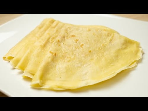 Classic French Crepes, Easy Recipe