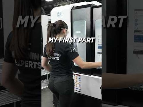 She Machined Her First Part