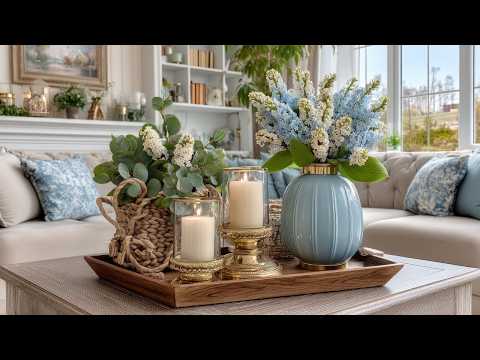 Soft Green & Blue Easter Decor 🌿 Farmhouse Spring Perfection