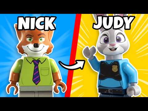 I made EVERY ZOOTOPIA Character in LEGO...