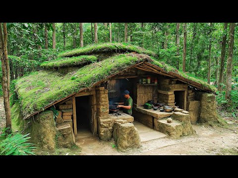 Extreme Wilderness Life: 500 Days of Underground Survival and Forest Food Gathering