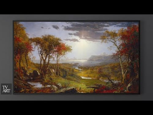 TV Art Screensaver | Autumn Horizon | 2 Hour 4K Vintage Fall Paintings