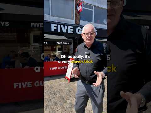 Why does 5 Guys give you extra fries?