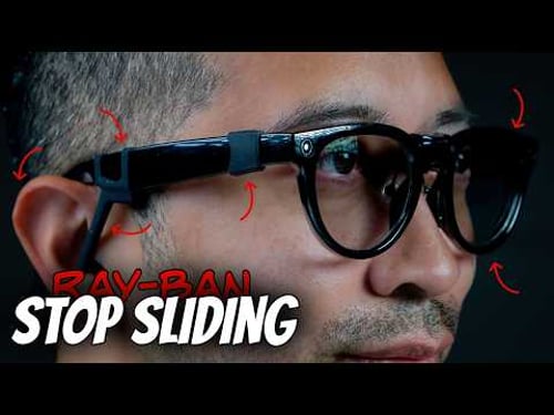 Stop Ray-Ban Metas from Sliding Down Your Face