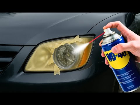 Restore Foggy Headlights to BRAND NEW in 1 Minute! Genius Trick Millions Don’t Know 😱
