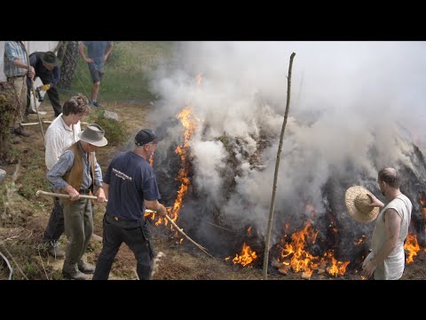 Tjærebrenning: Hele prosessen/ Whole process
