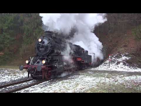 Gänsehaut pur! 58 311 kämpft sich in Schrittgeschwindigkeit aus dem Scheuerfelder Tunnel