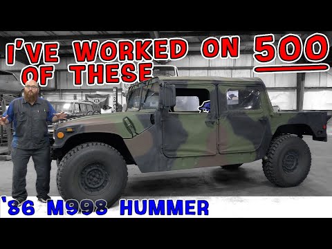 Army flashback time for the CAR WIZARD! He spent years repairing these M998 Humvees