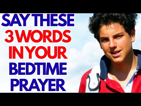 SAINT CARLO ACUTIS REVEALS: 3 POWERFUL WORDS FOR YOUR BEDTIME PRAYER