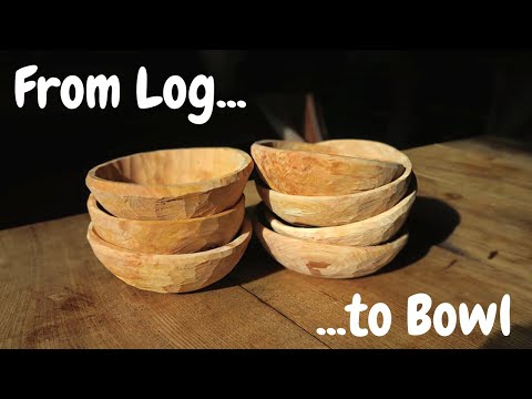 How To Carve A Wooden Bowl With Hand Tools - Dan Lawrence