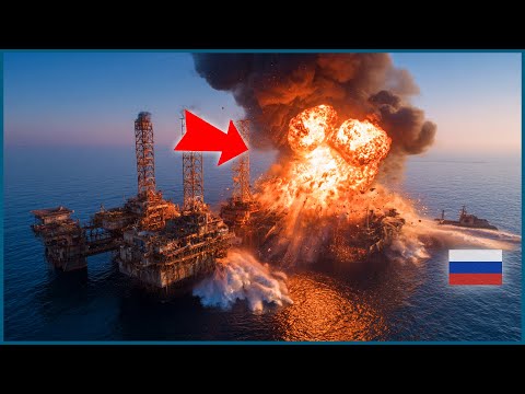 Ukrainian Drones STRIKE Russian Oil Platform at 3 A.M. – Russian Commanders Still Drinking Vodka
