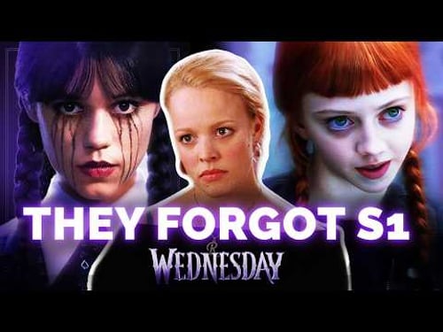 Wednesday S2: written with one brain cell