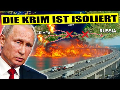 Moskaus Landbrücke zur Krim unterbrochen – Hunderte Lastwagen stecken fest
