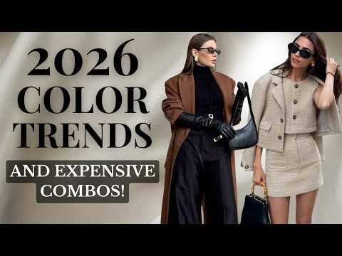 2026 Color Trends You NEED to Try | Chic, Elegant & Effortless Combinations