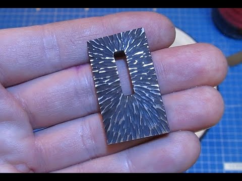 Фактура на больстере + чернение. | The texture on the bolster + blackening