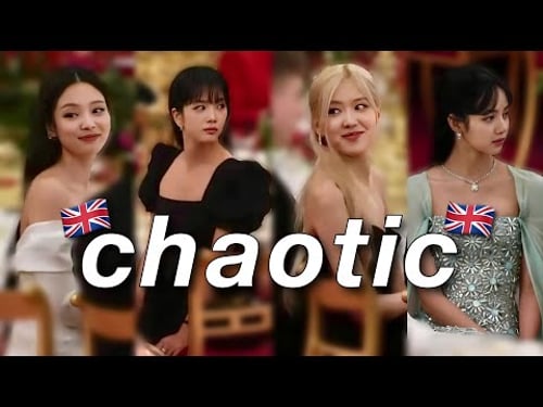 blackpink being a mess at buckingham palace