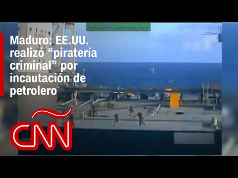 Maduro califica de “piratería criminal” la incautación de petrolero por parte de EE.UU.