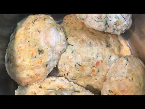 Паровые котлетки из индейки .