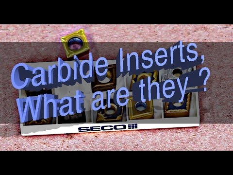 Learning About Carbide Inserts for the metal lathe.