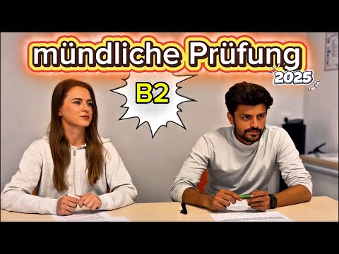 Mündliche Prüfung B2 Sprechen TELC 2025 #mündlicheprüfung #telc #b2 #goethe