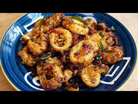 甘香Sotong这样做🦑肉质Q弹又够味,咸香微辣,好吃又下饭,做法一点也不难🔥‼️Kam Heong Sotong 🦑 The meat is Q chewy and fragrant