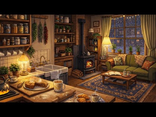 vintage Jazz on a Rain Window 1950s Night a Cozy Street | Warm Ambience to Relax