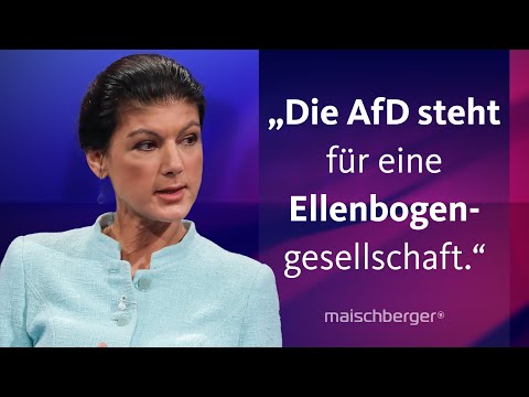 Sahra Wagenknecht und Alice Weidel diskutieren: Welche Pläne haben BSW und AfD? | maischberger