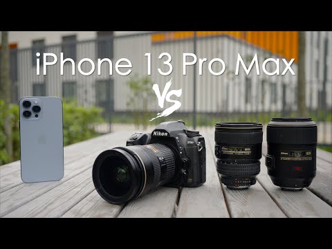 iPhone 13 Pro Max vs DSLR camera comparison with Nikon D780