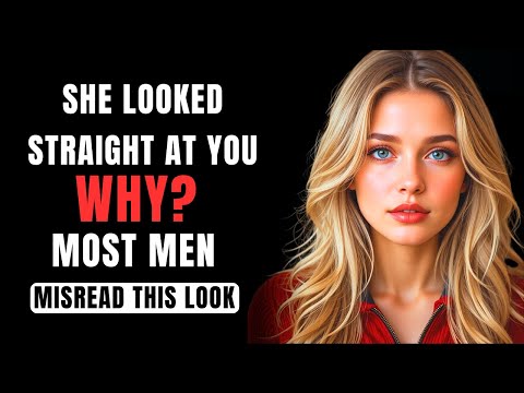 If a Woman Makes Direct Eye Contact With You - What It Really Means | Female Psychology