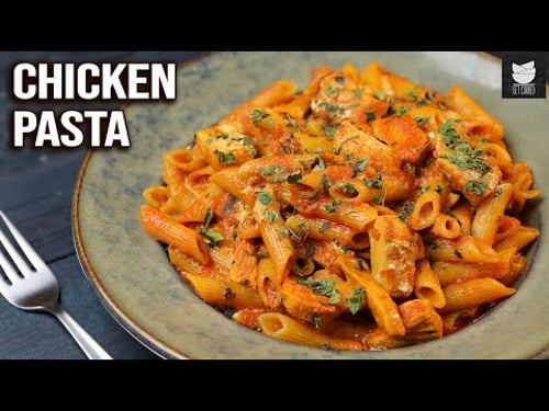 Chicken Pasta | Penne Chicken Pasta | Desi Masala Pasta With Indian Style Pasta Sauce | Get Curried