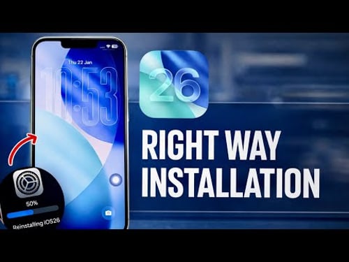 How to Install iOS 26 Like a Pro (Best Clean Method!) - Correct Way of iOS 26 Installation in iPhone