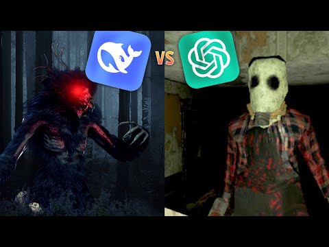 Chat GPT vs DeepSeek Make a Horror Game!