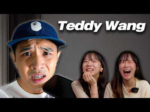 Korean Girls React To Teddy Wang, the Master of AI Trolling | ππππΎ
