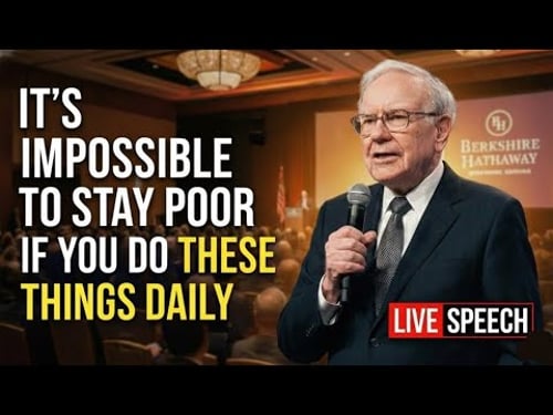 Warren Buffett: "It's Impossible to Stay Poor If You Do This Daily" (The 5/25 Rule)
