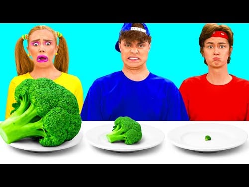 Desafio Grande, Médio e Pequeno De Placa | Dicas de Culinária Épicas BaRaDa Challenge