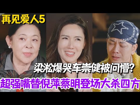 倪萍蔡明超强嘴替登场大杀四方!梁淞爆哭车崇健被问懵?尖锐提问真爽了!#再见爱人5 #李施嬅 #综艺 #婚姻 #蔡明 #倪萍