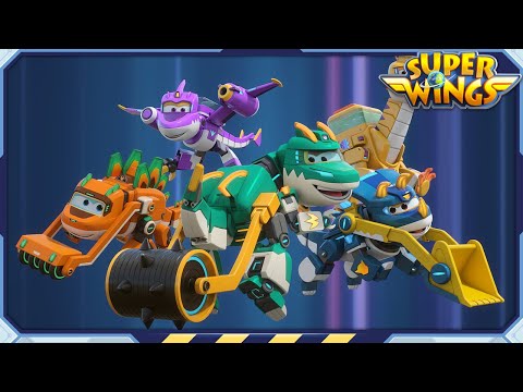 Superwings | S9 | Jurassic Joy Dino Farm | Super Combo | Ep.11