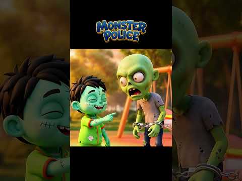Polisi Monster 🚨 Lagu Anak | Monster Police Bahasa Indonesia