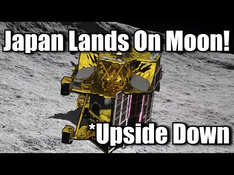 Japan Lands On The Moon.... Upside Down? Astrobotic's Moon Lander Lands On Earth?