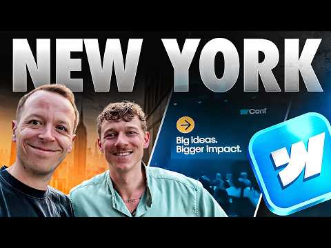 Real Week in the Life of a Startup Founder at Webflow Conf in NYC