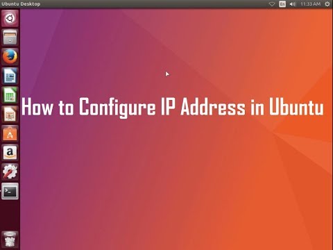 How to configure ip address in ubuntu linux