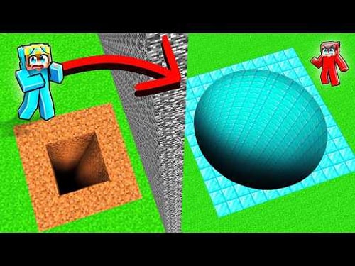 10 Seconds vs 1 Hour UNDERGROUND TUNNEL Build Challenge!