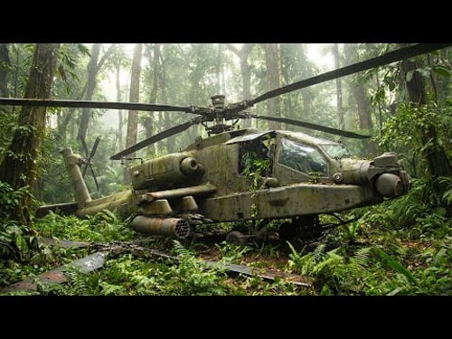 Lost for Decades in the Jungle… The Unbelievable Restoration of a Boeing AH-64 Apache