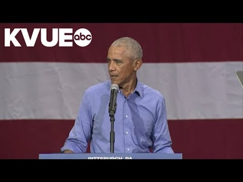 'Do you think he cares about you?' | Former President Obama speaks on Donald Trump during event